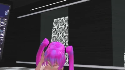 Bubblegum Hatsune Miku MMD R18 บิกินี่ Donut Hole เซ็กซี่