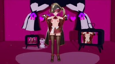 [Kamera Tetap] HUSU MRN / Darling Dance - nissinn MMD VTuber Seksi