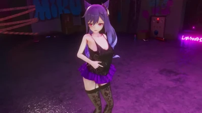 260609【HXH】Phone Number Keqing(刻晴) สตรีปกายภาพเซ็กซี่【MemberProposal】