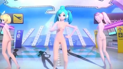 Hatsune Miku Tricolore Hairline Poderoso | Project DIVA & yoshiP