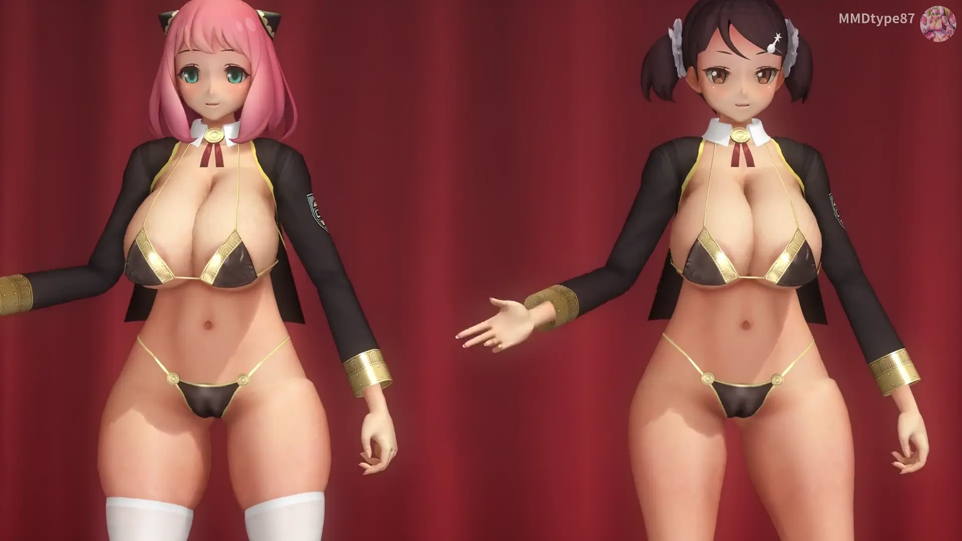 [SPYxFAMILY] Anya & Becky MMD - Chocolate Cream Dance, Hot and Smooth