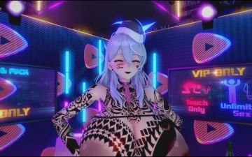 【QOS】AKO กับ 奈亚子: เต้นยั่วสุดเซ็กซี่โบกหางใน Koikatsu