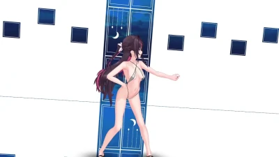 Booo!_A - เต้นสุดเซ็กซี่ Azki VTuber กับ dealer222 MMD