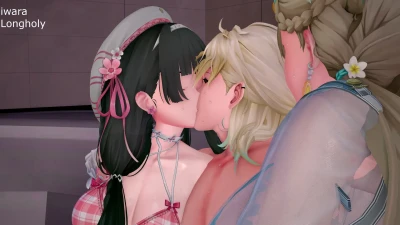 🔊Lynae and Chisa’s Steamy Doctor Visit – 3P Threesome Fun