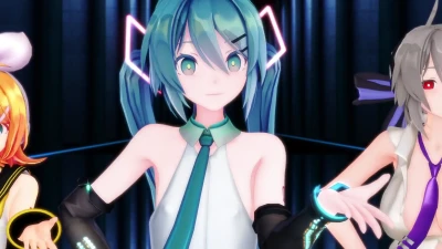 【MMD】Hatsune Miku, Rin & Haku Sisters Sexy Queen Card 1080P 60fps