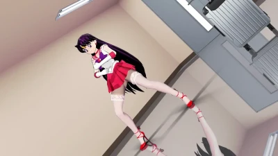MMD R-18 Sailor Mars สวยเซ็กซี่ โดย TheMagicBomb | A03A