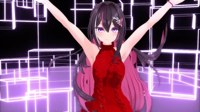 満開＊スマイル！_A от dealer222 с яркой azki Vtuber в MMD