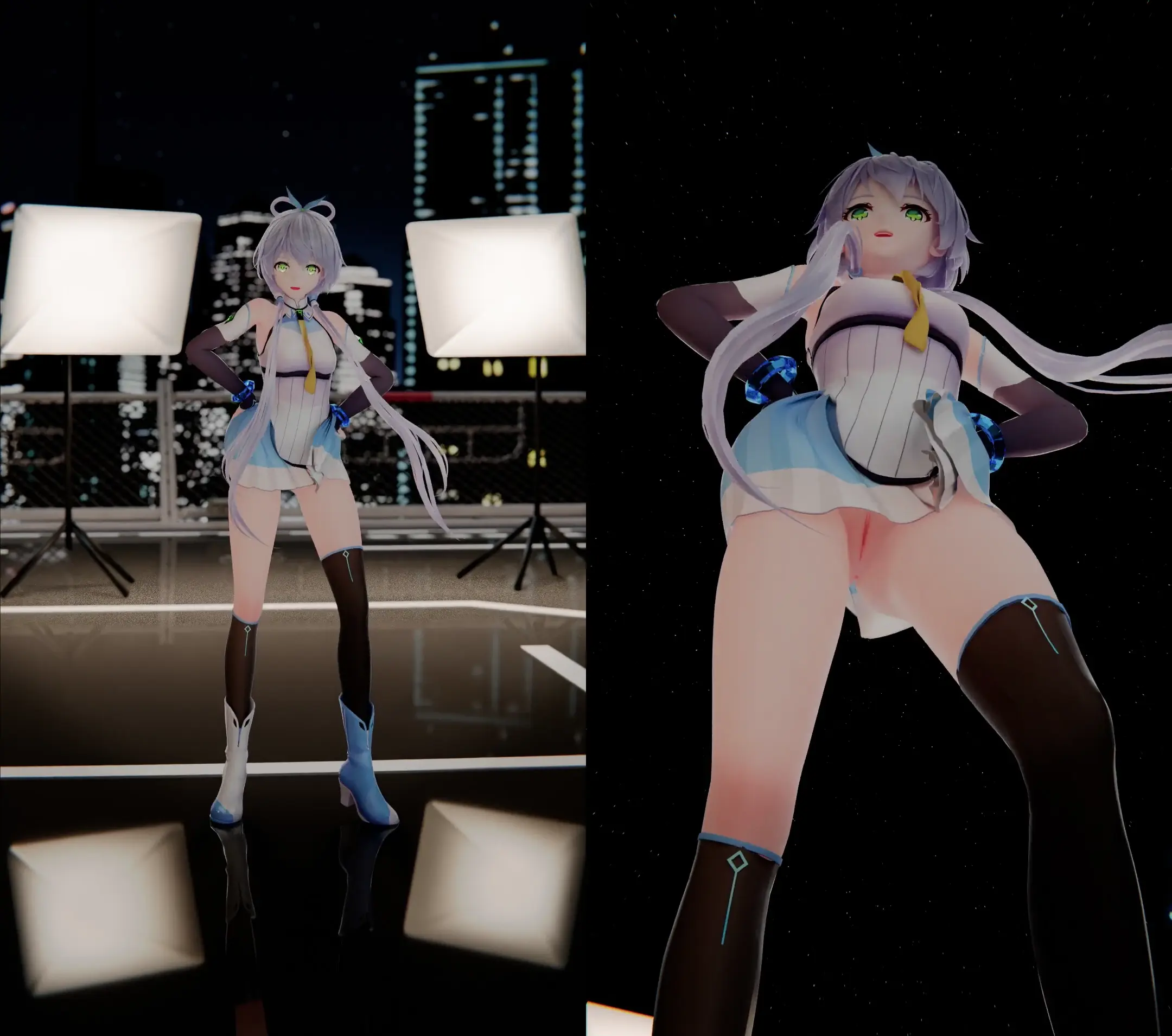 Estilo Bunny Exclusivo luotianyi y marulig en Blender ¡Imperdible!