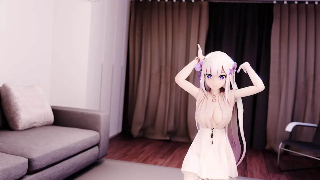 『爱蜜莉雅』Talk that Talk | Modelo 3D Blender Sedutor da 莫雪