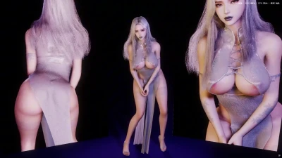Mu Ning Xue's Seductive Qipao Slow Shake Featuring Mei's Stockings