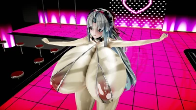 Sexy Curvy Carlotta's Throbbing Neck Dance by Enter1234 MMD