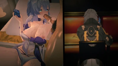 Robin กับ 魚 ในฉาก NTR Honkai Star Rail Koikatsu สุดเซ็กซี่