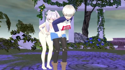 Frieren & Uzaki-Chan MMD Apple Pie เซ็กซี่ อกใหญ่ สวยเด็ด
