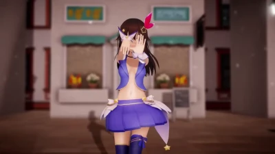 シニカルナイトプラン RTTMMD VTubers - แอบเห็นกางเกงในและอัพสเกิร์ต