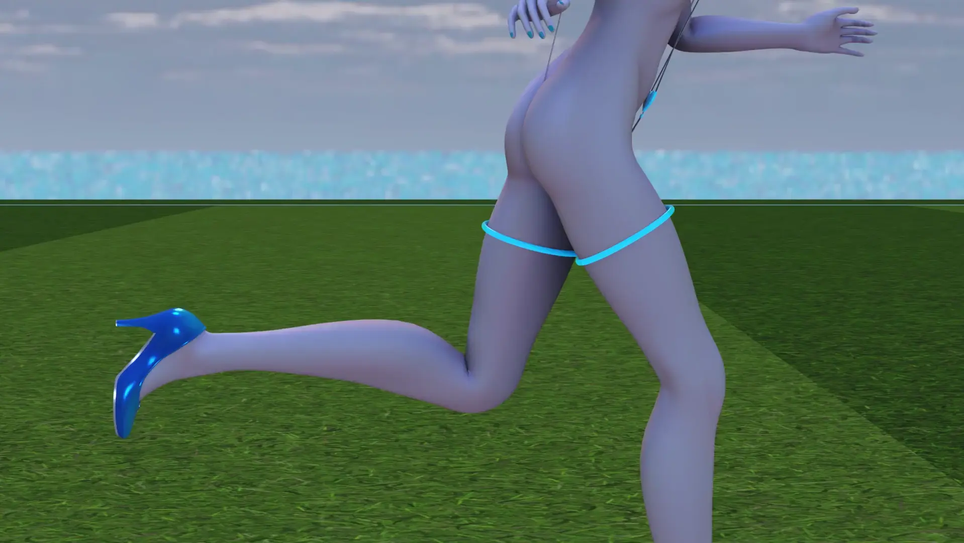Captain Tsubasa Special 03 EX กับ D.K ใน Blender เซ็กซี่