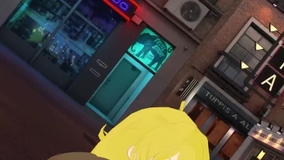 RWBY Lamb – Yang Xiao Long sem roupa no beco provocante