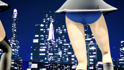 Wakamé-chan化朝潮型5人跳LE SSERAFIM - FEARLESS MMD影片