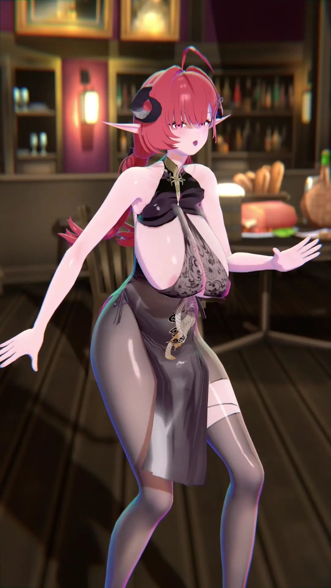 【Model DL】💕 Dance Then Fire! KMS Hindenburg_Dancer of the Deep Chamber 🔥 Azur Lane