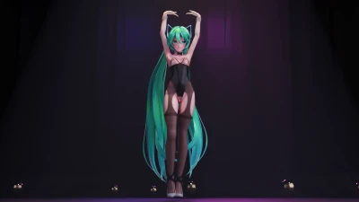 YYB初音【Electronica in the Velvet Room】固定鏡頭性感演出