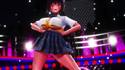【MMD】Kakudate Karin Bass Knight เต้นสุดเซ็กซี่ โดย lide