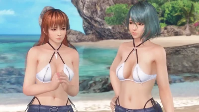 [DOAXVV] Kasumi Tamaki Nanami Yukino โชว์เต้นสปิริปโดย maiami