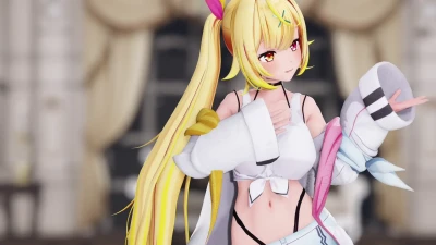HSKW SR / Girls com nissinn e Hoshikawa Sara VTuber MMD Hot