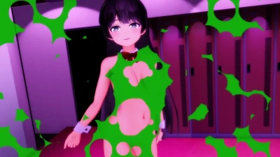 【水玉コラ】ฝึกเต้น Whiplash โดย かみたん ใน MMD แบบเซนเซอร์