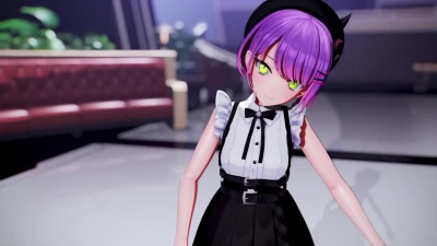 Tokoyami Towa - Hibikase Dance Hot de Kuri | Hololive VTuber MMD