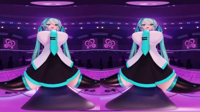 【VR】Mew Riding Miku in Sexy Mikumikudance Experience