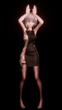 Luo Tianyi【เคน เคน เชค】(ผ้าหลุด) กับ Xilo ใน Blender สวยเซ็กซี่
