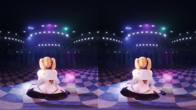 【VR】Mew и S〇ya в откровенном GhostDance с широко расставленными ногами