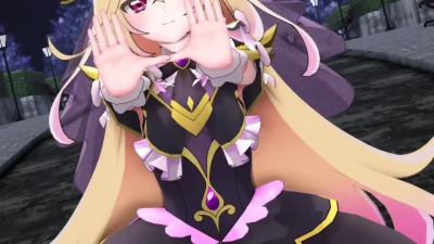 【差分】mrarrk_シニカルナイトプラン con 踊リ撮リV - Precure MMD Sexy