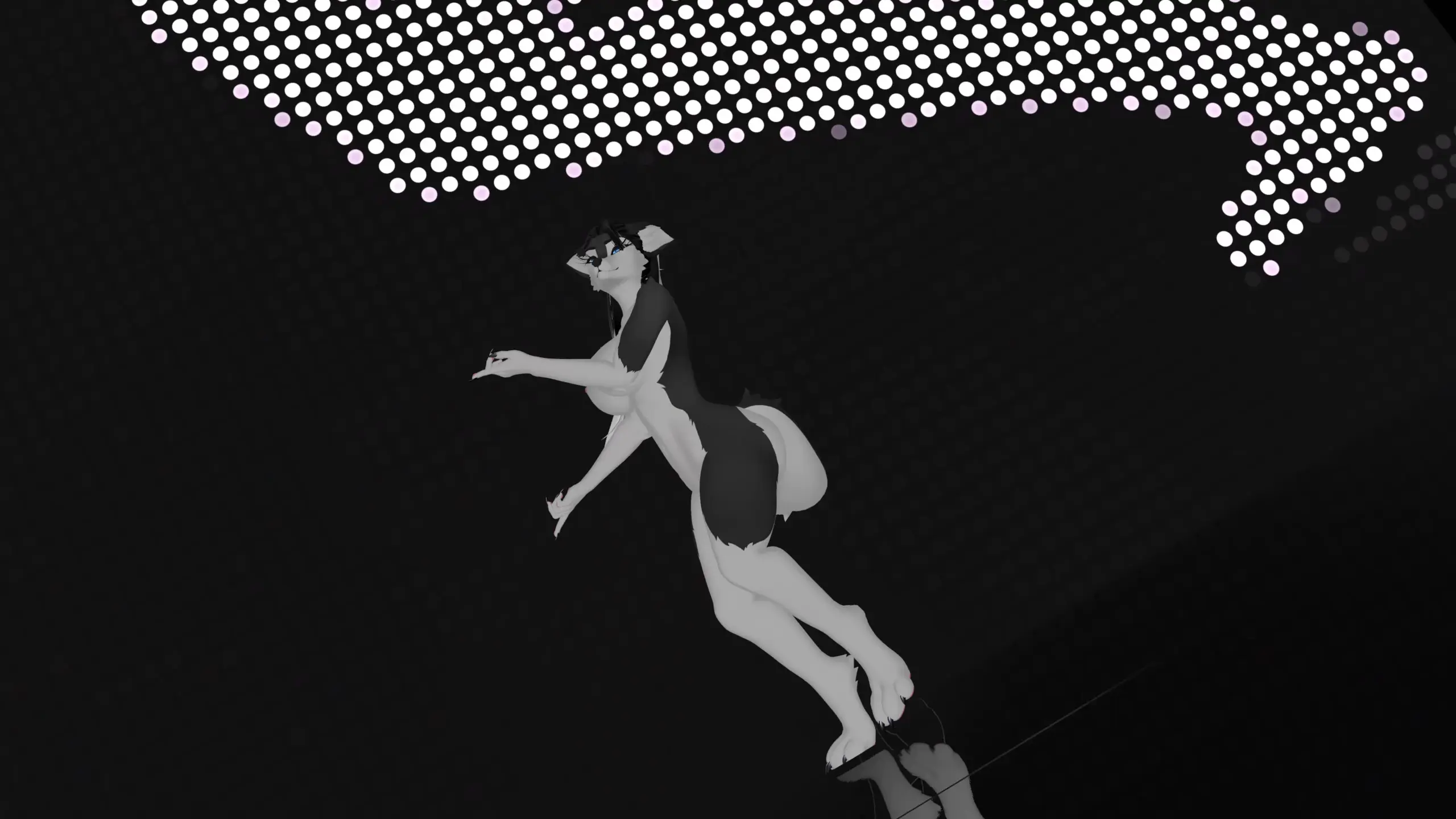 VRChat Furry MMD - Kesalahan Ikonik DarkWolf【R18】1440p 60fps Nude