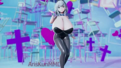 [Hololive] Suisei Honeymoon - Noel в Боди и Стриптиз R18 Танец