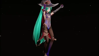 MMD แผนคืนขี้เล่นกับ Hatsune Miku และ Mona เต้นเซ็กซี่