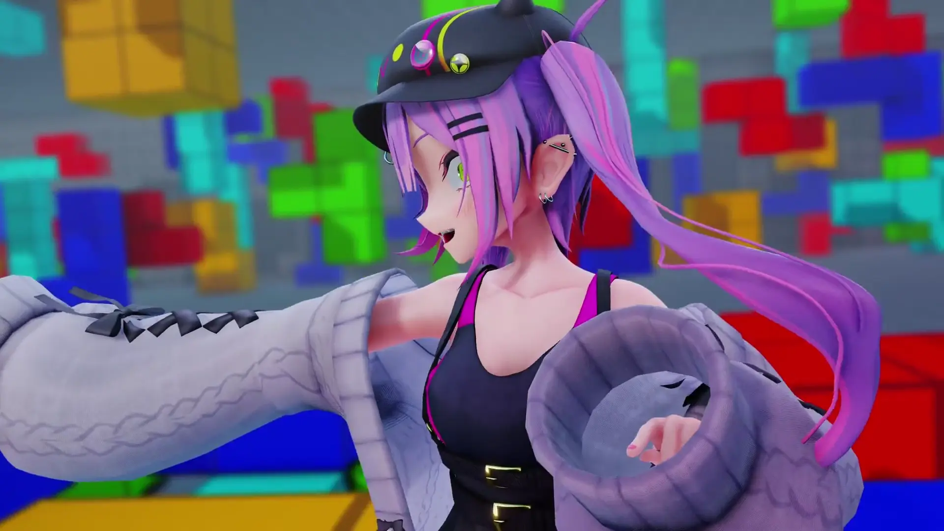 Tokoyami Towa стрип-танец — kirby2019 | Hololive MMD видео