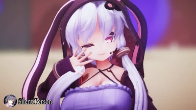 結月ゆかり Vol.9 – Silent Person ใน MMD สุดเซ็กซี่