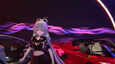 【布料模擬】洛天依性感WiggleWiggle舞蹈－NW·M出品 Blender製作
