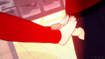 ¡No Follas a la Cajera! Kasane Teto Cum y Footjob Explícito