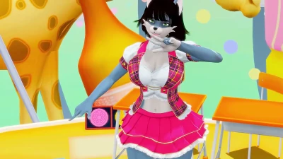 [MMD Furry] Sarah - Pengakuan Gadis Nakal dengan Tarian Hot
