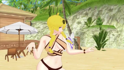 RWBY Stay Tonight - Ян Сяо Лонг на Дне Рождения у Моря MMD