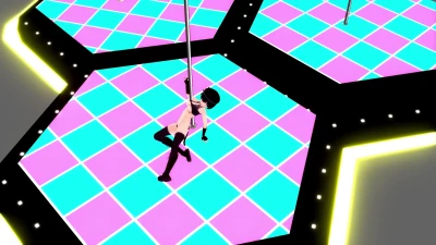 Izumi Shimizu 火焰鋼管舞演出，moguri03精彩MMD影片