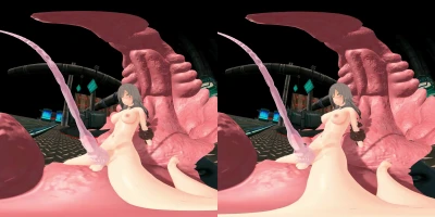 【VR180】Stelle follada por tentáculos – Futa hardcore