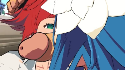 Mãe e Filha Duelam para Servir a Pica em Guilty Gear ♥♥ por longliqiu