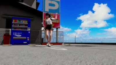 Inaba Derueka 極楽浄土 feat. leopon - Exhibitionism MikuMikuDance