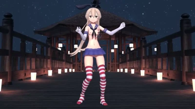 【MMD】Kanmusu Shimakaze Meets Venom - Stunning MMD Dance