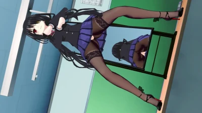 MMD R-18 'kurumi' TheMagicBomb | Modelo A03A em Cena Muito Hot