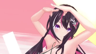 Tetris_SA MMD dari dealer222 dengan Azki dan Tokino Sora VTuber