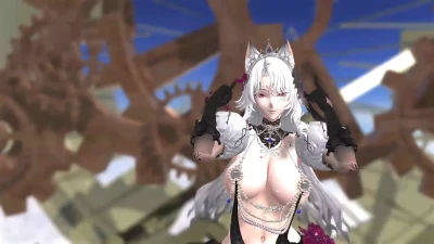 Siapa dia? 「尘白禁区」胧嫣-瑞狐 Tarian Snowbreak MMD Seru