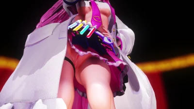 【MMD】Hakui Koyori เต้น Baddie เซ็กซี่ | Hololive VTuber